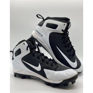 Nike Boys Alpha Huarache Pro 923434-011 Black Baseball Cleats Shoes Size 5.5 Y
